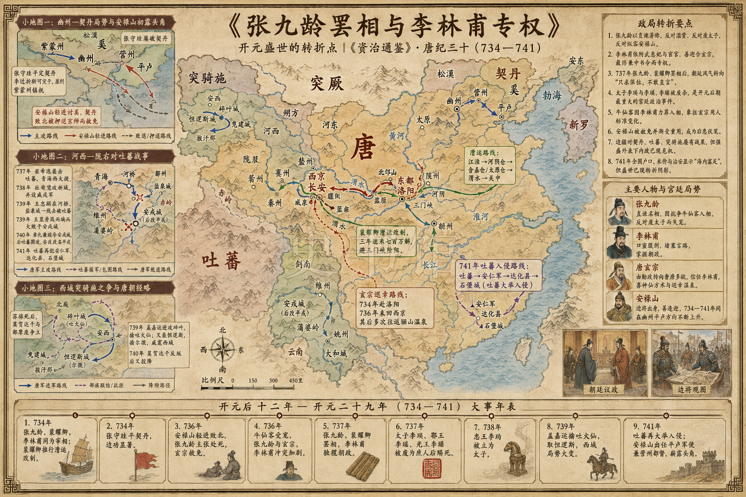《资治通鉴》唐纪 唐纪三十章节配图