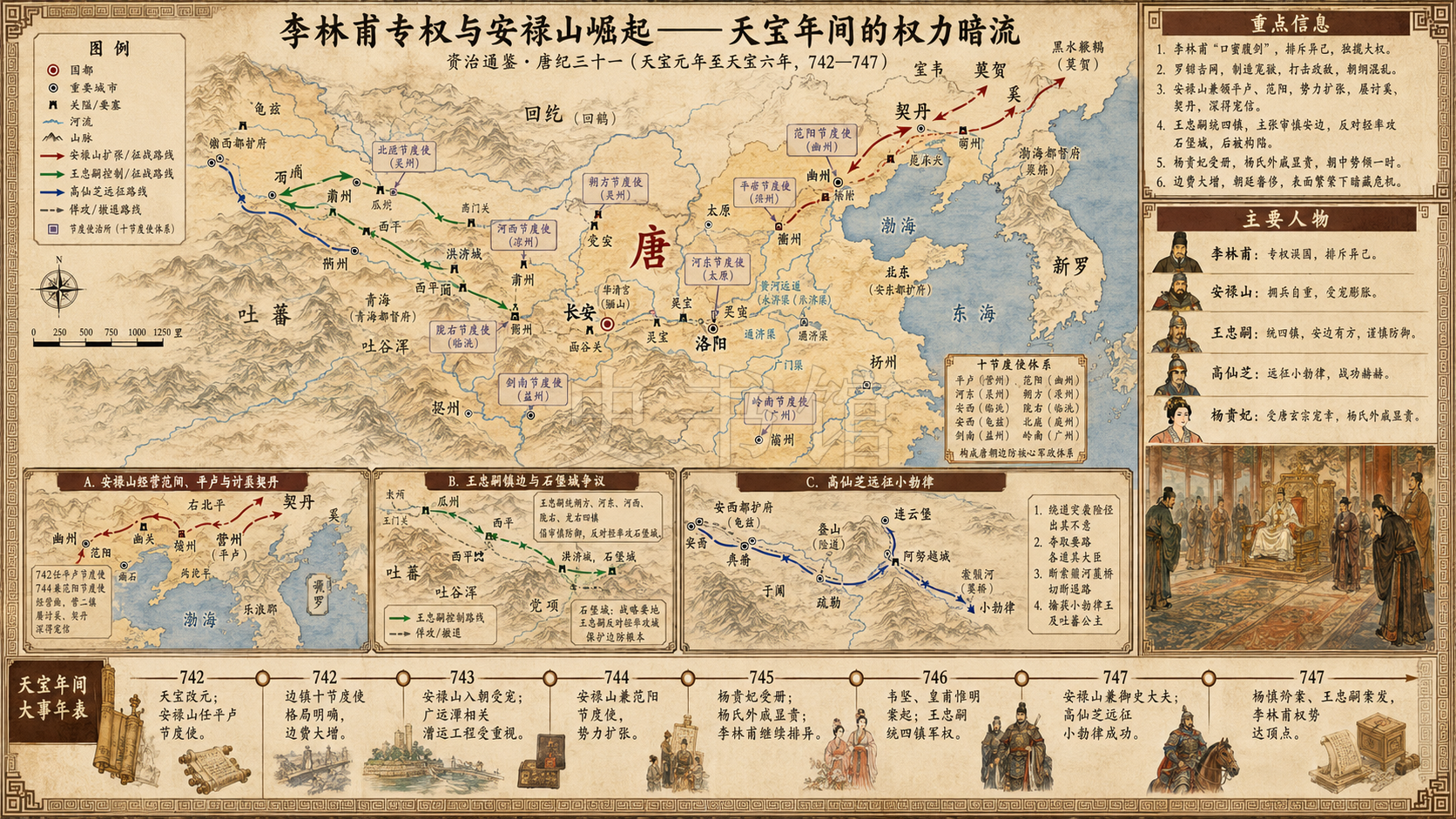 《资治通鉴》唐纪 唐纪三十一章节配图