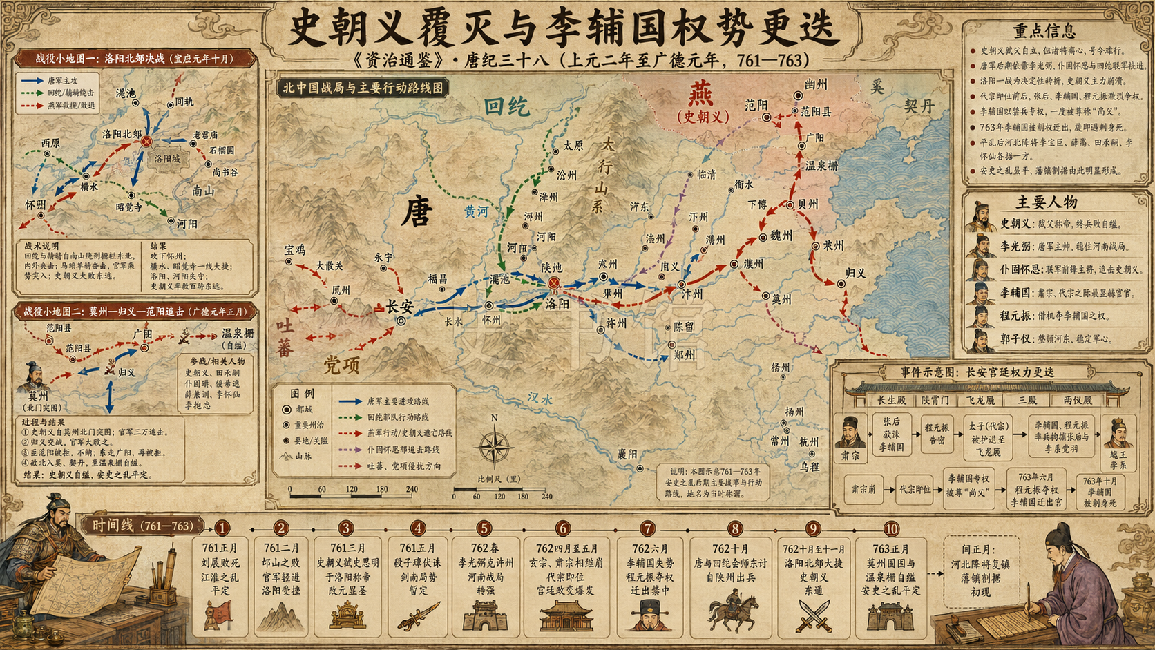《资治通鉴》唐纪 唐纪三十八章节配图