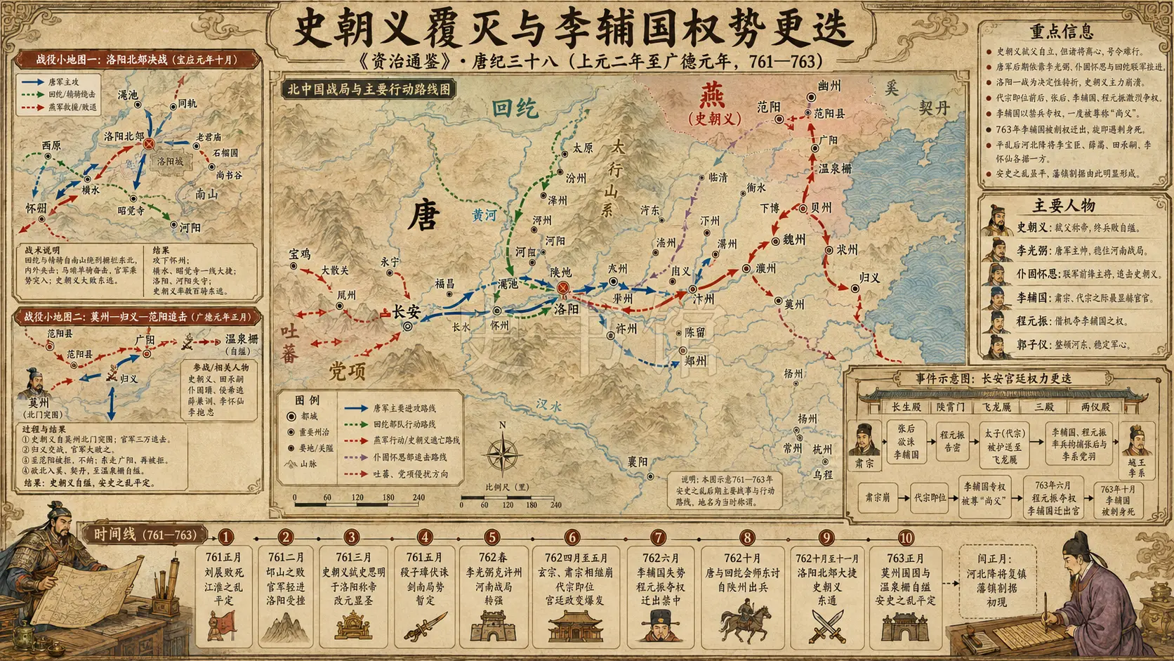 《资治通鉴》唐纪 唐纪三十八章节配图