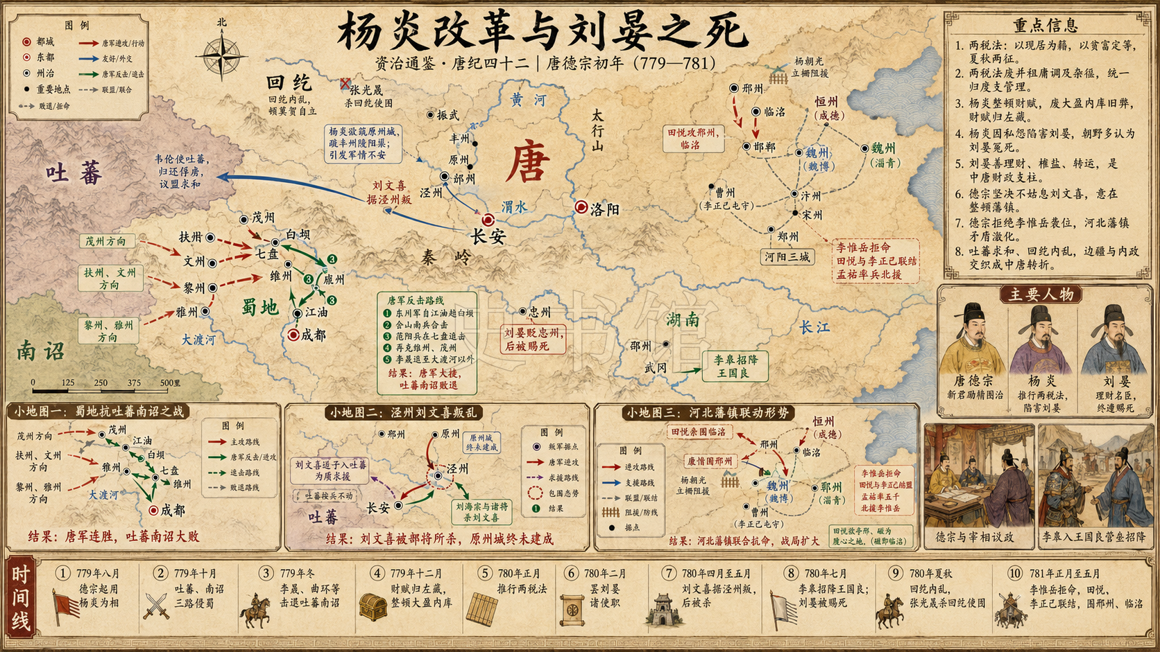 《资治通鉴》唐纪 唐纪四十二章节配图