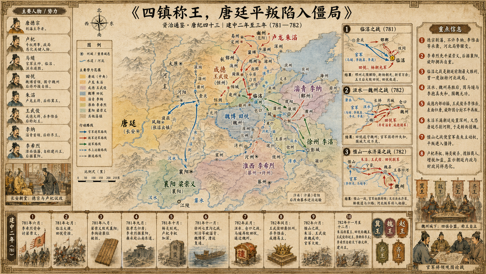 《资治通鉴》唐纪 唐纪四十三章节配图