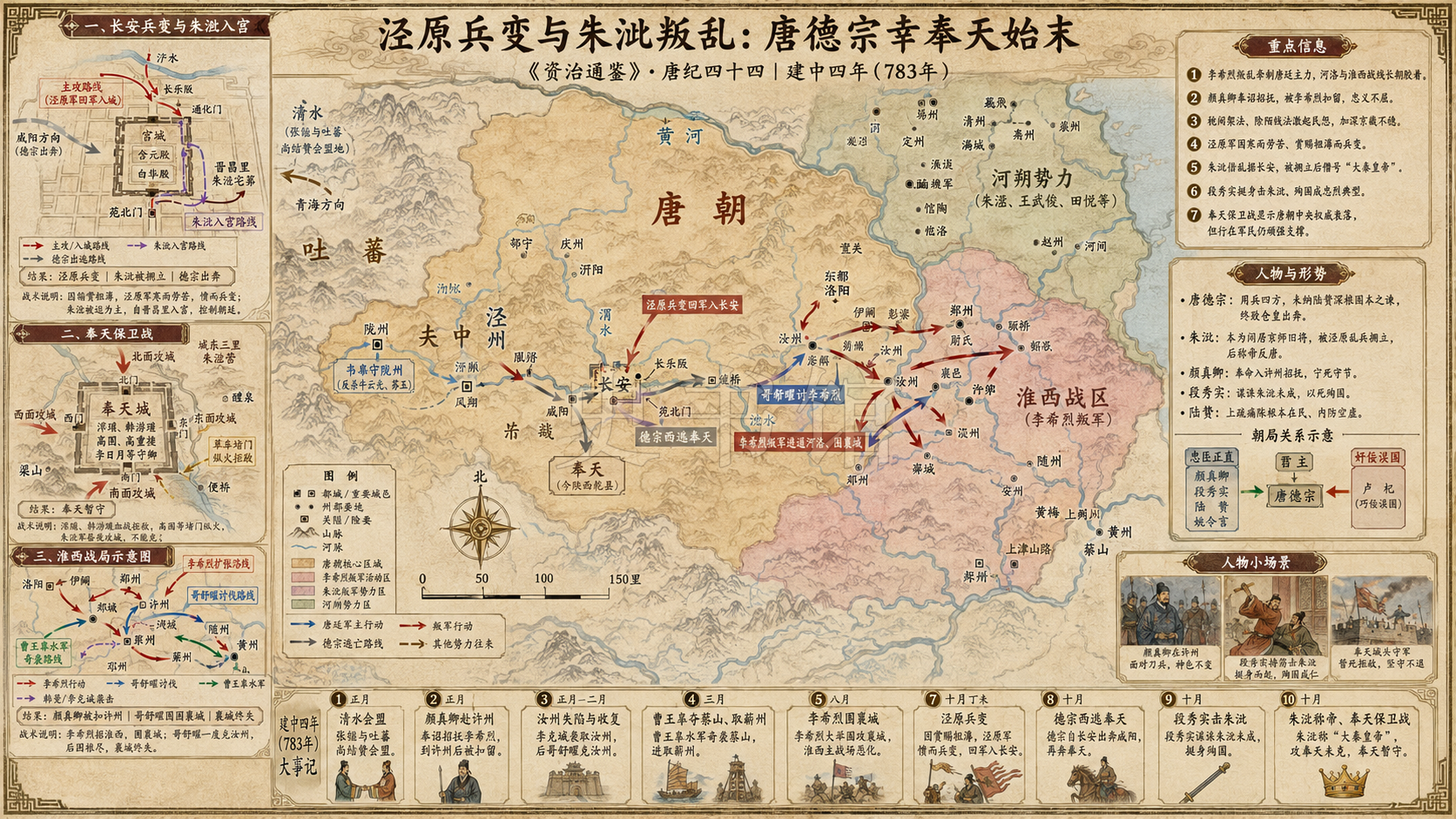 《资治通鉴》唐纪 唐纪四十四章节配图
