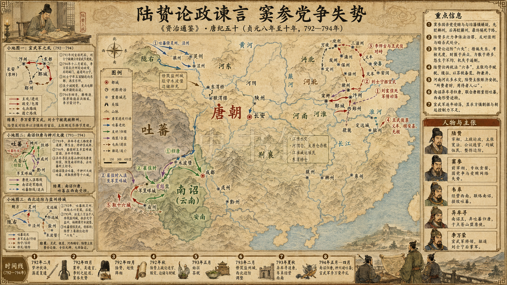 《资治通鉴》唐纪 唐纪五十章节配图