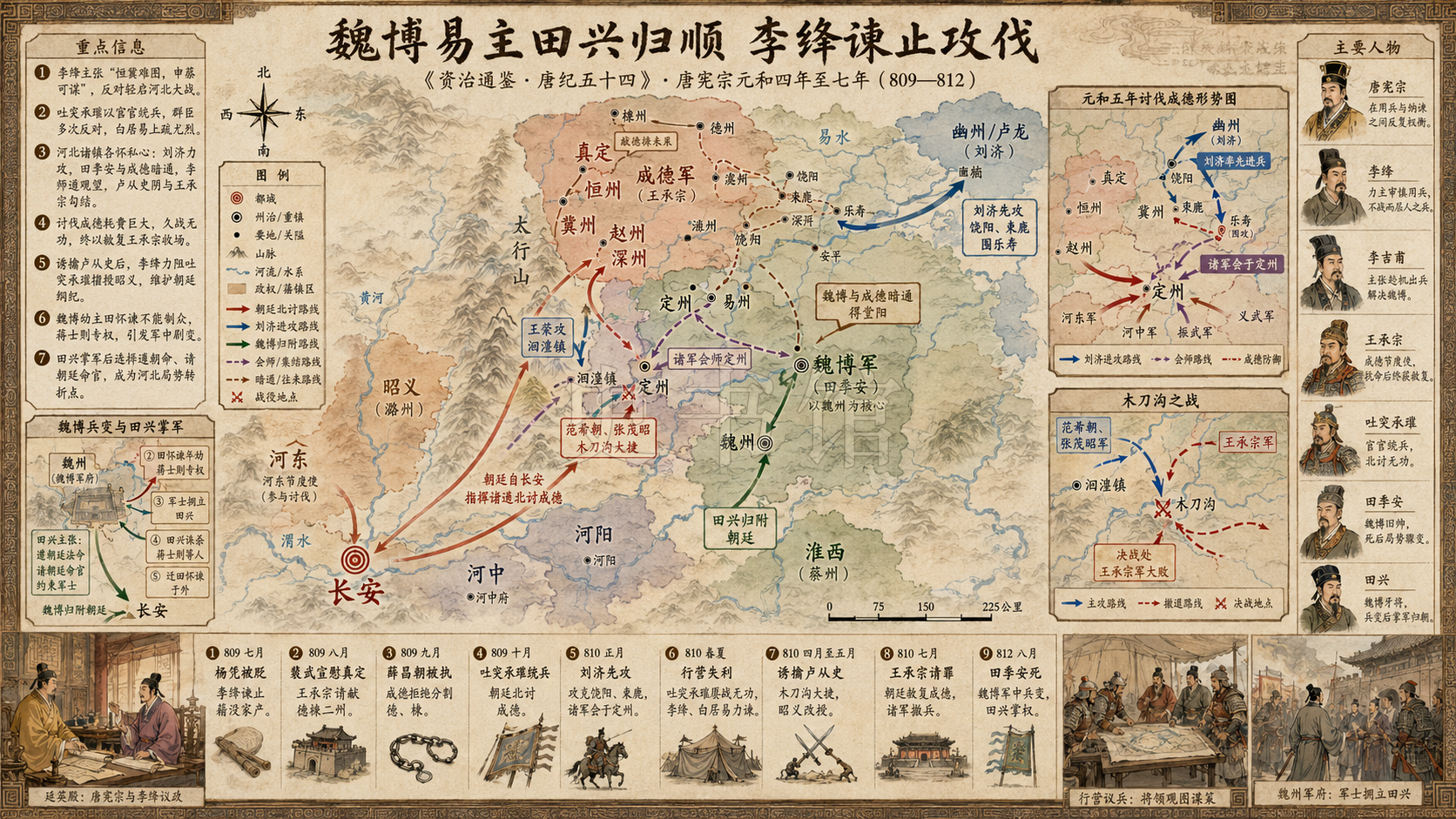 《资治通鉴》唐纪 唐纪五十四章节配图