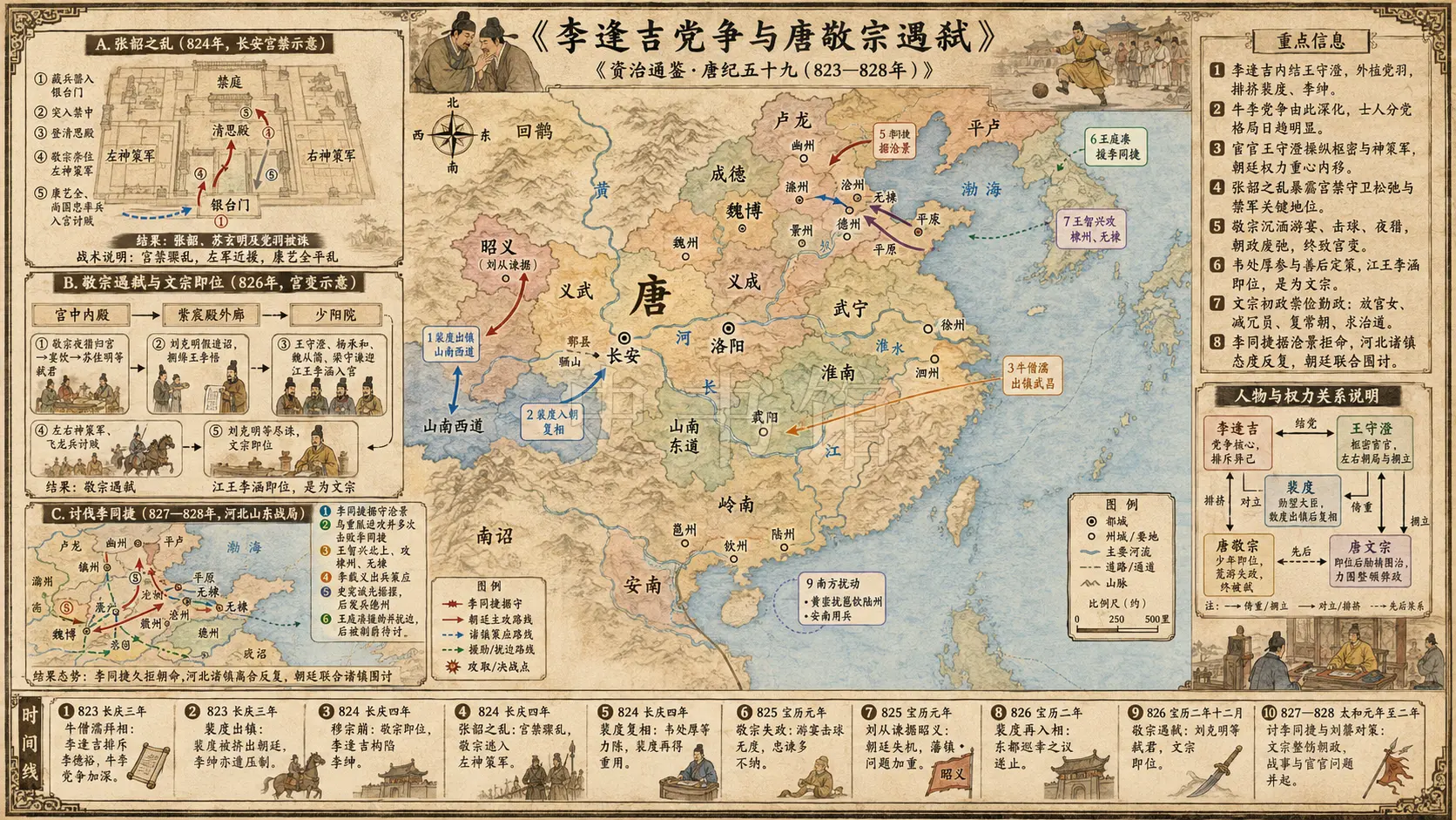 《资治通鉴》唐纪 唐纪五十九章节配图