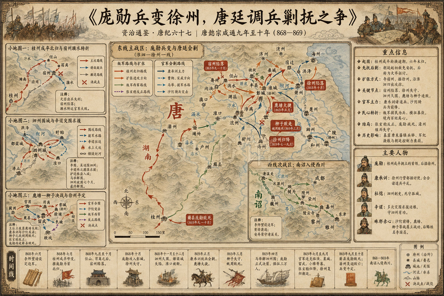 《资治通鉴》唐纪 唐纪六十七章节配图