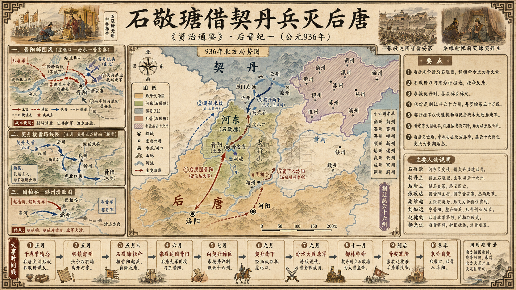 《资治通鉴》后晋纪 后晋纪一章节配图