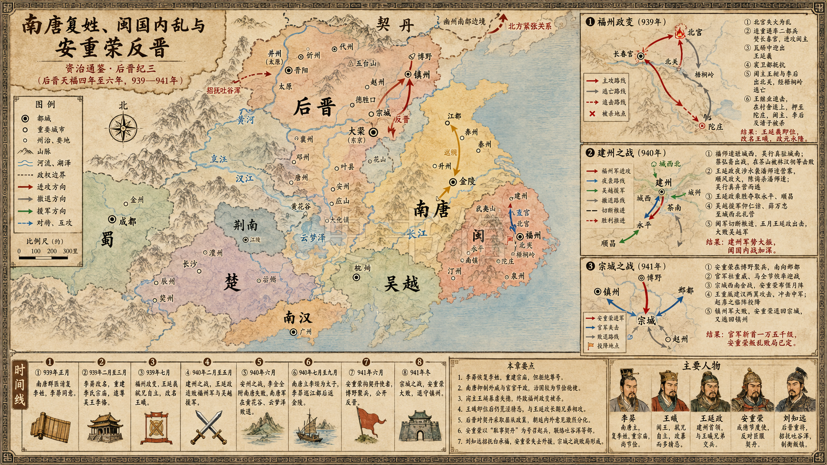 《资治通鉴》后晋纪 后晋纪三章节配图