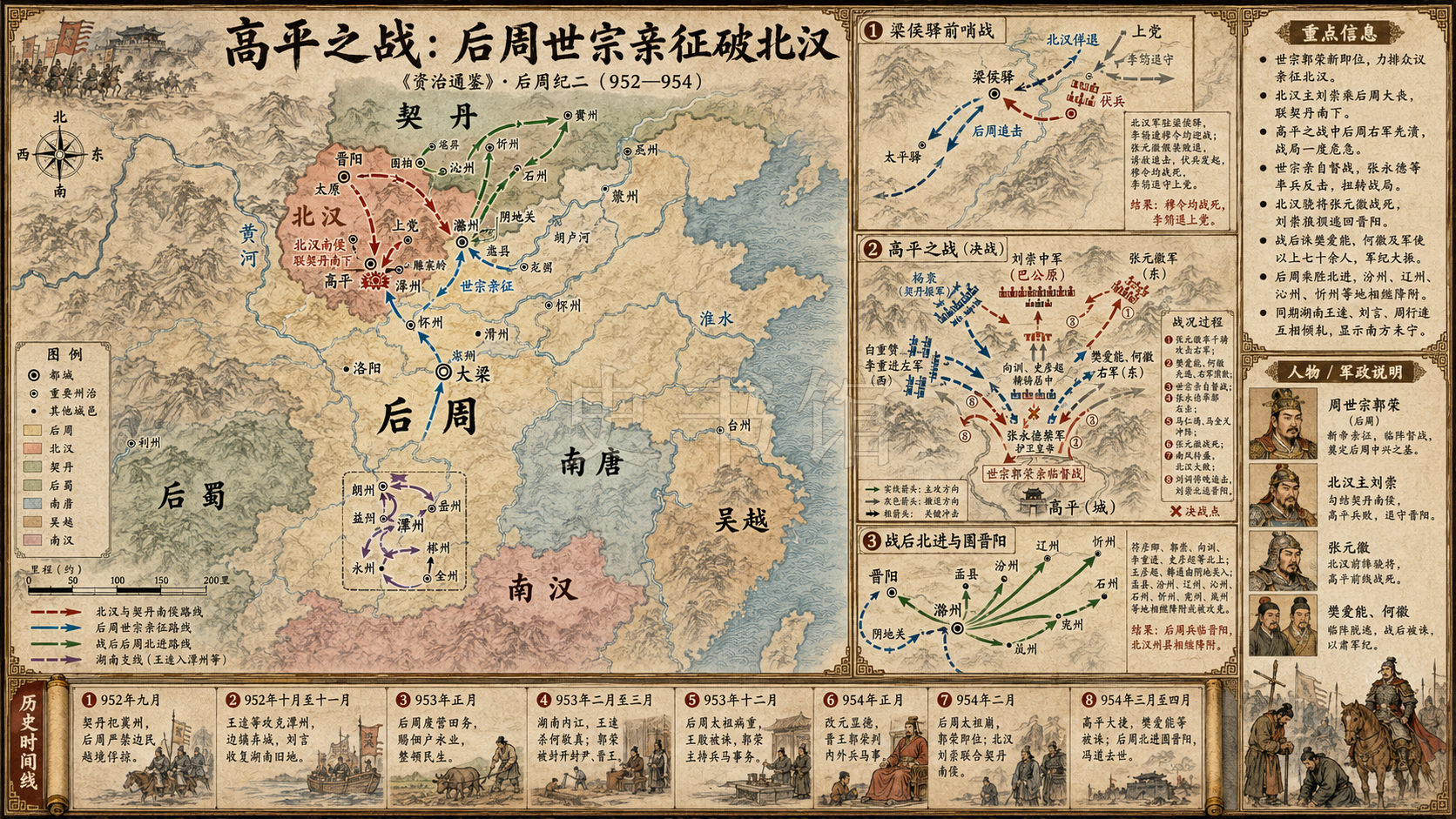 《资治通鉴》后周纪 后周纪二章节配图