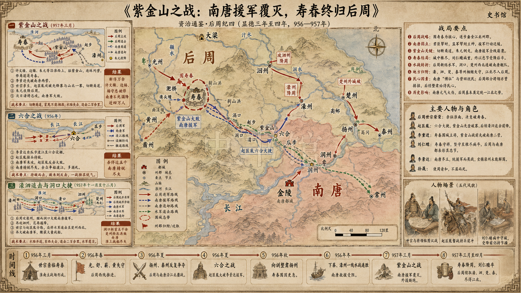 《资治通鉴》后周纪 后周纪四章节配图
