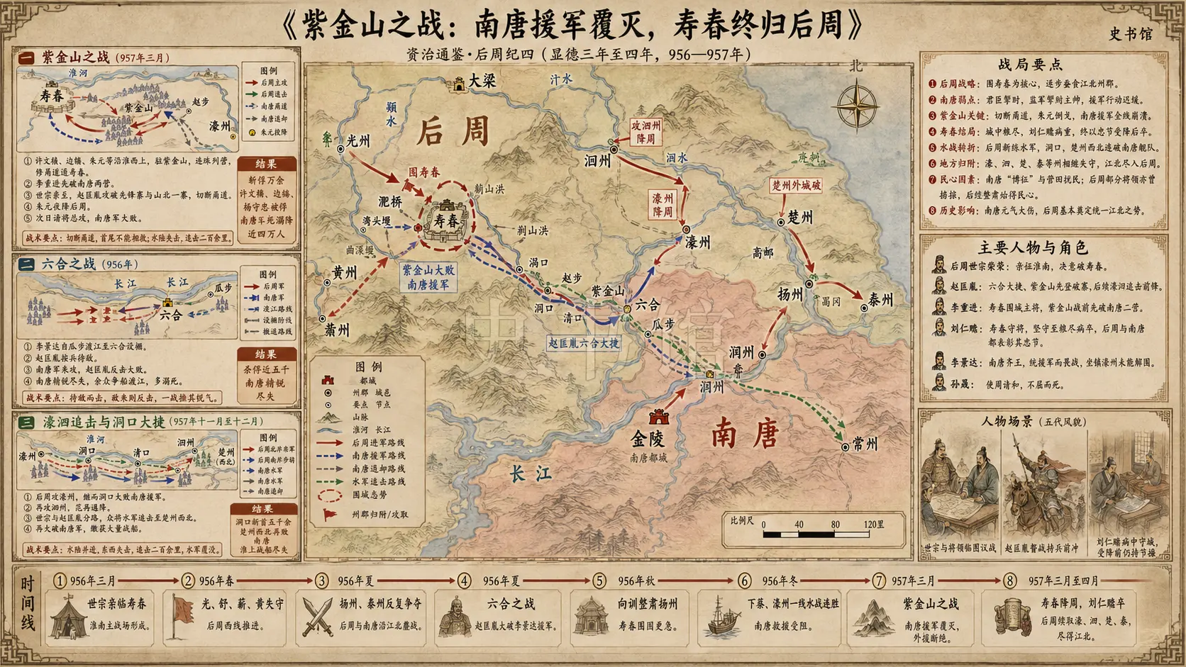《资治通鉴》后周纪 后周纪四章节配图