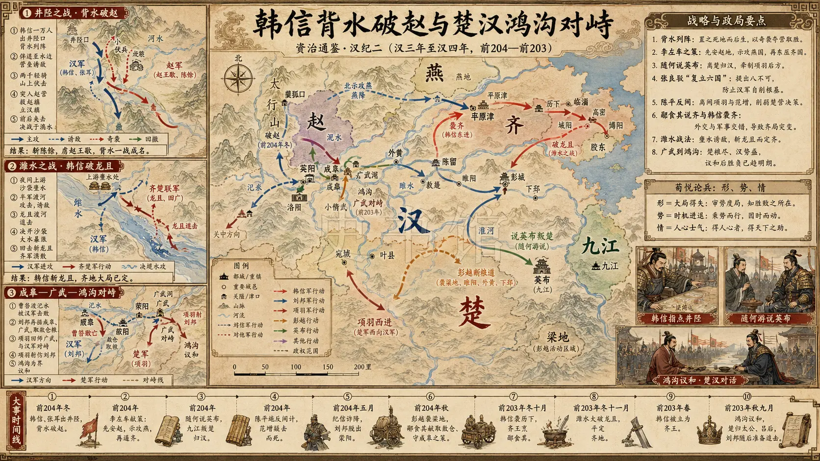 《资治通鉴》汉纪 汉纪二章节配图