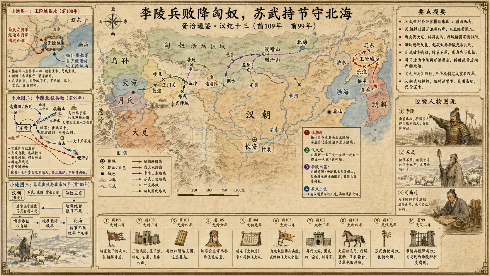 《资治通鉴》汉纪 汉纪十三章节配图