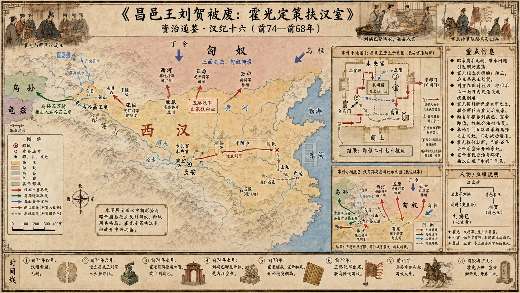 《资治通鉴》汉纪 汉纪十六章节配图