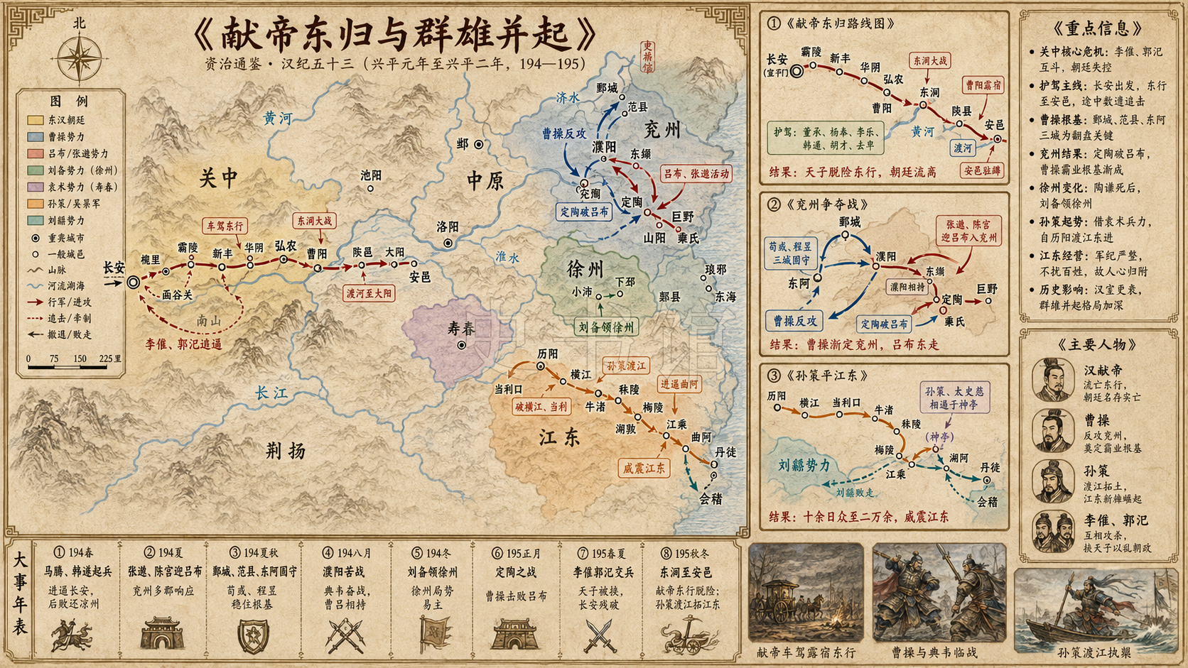 《资治通鉴》汉纪 汉纪五十三章节配图