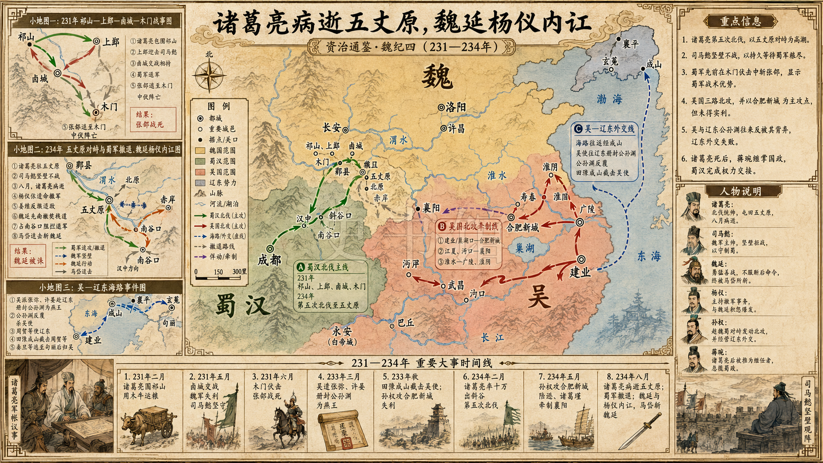 《资治通鉴》魏纪 魏纪四章节配图
