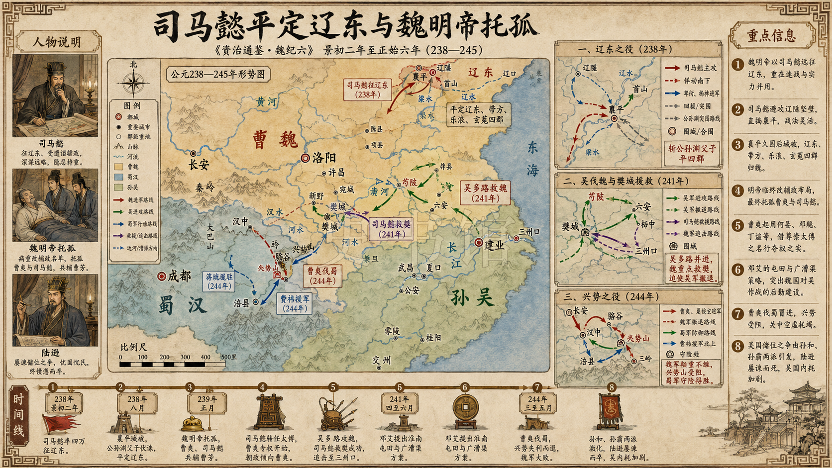 《资治通鉴》魏纪 魏纪六章节配图