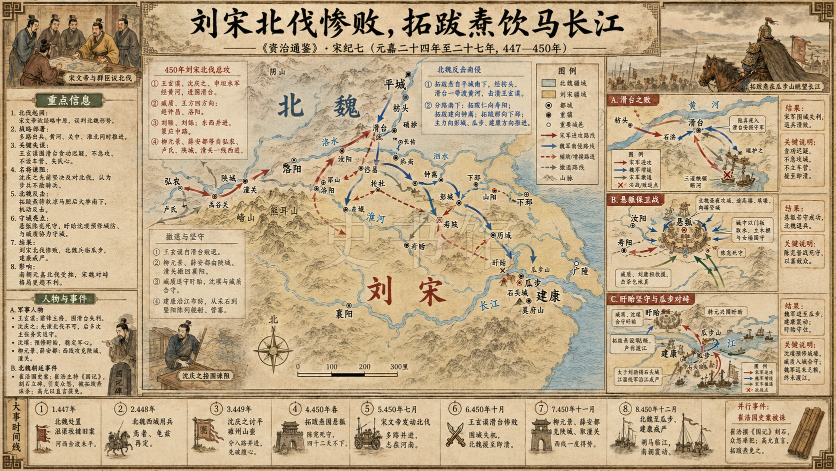 《资治通鉴》宋纪 宋纪七章节配图