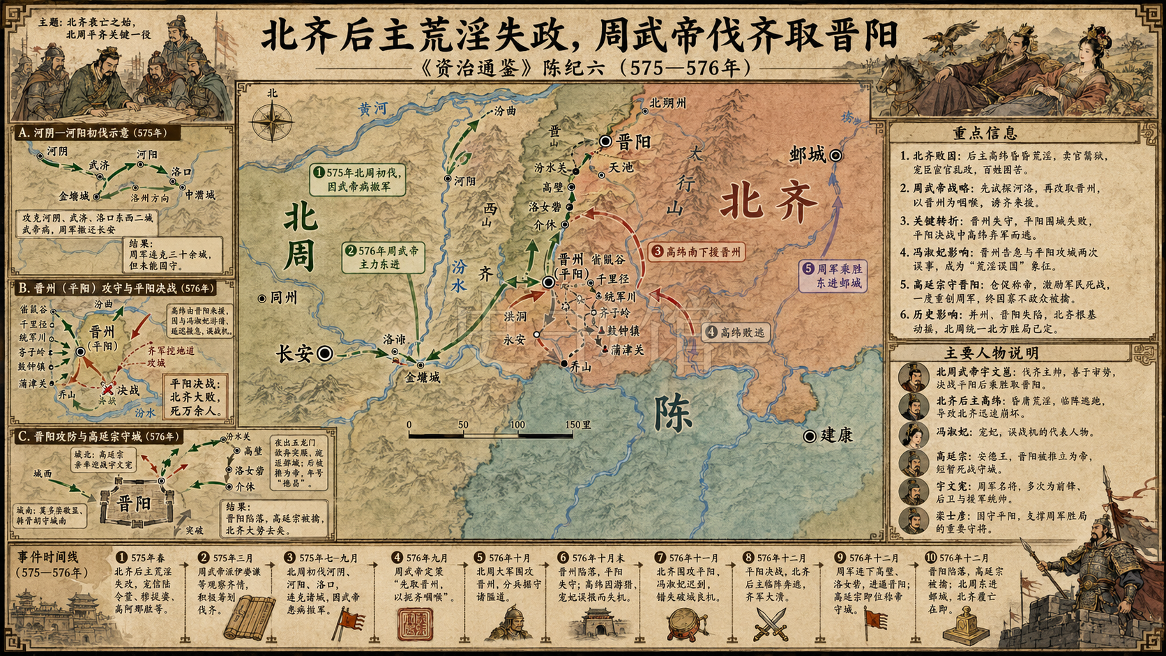 《资治通鉴》陈纪 陈纪六章节配图